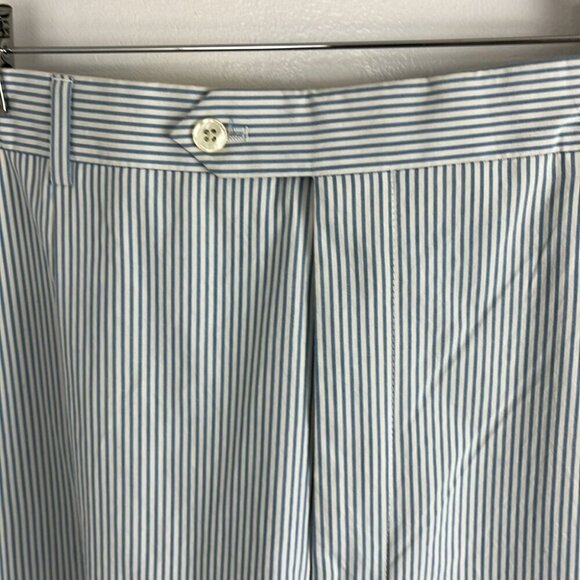 Brooks Brothers 346 Wool-Cotton Blend Lightweight Pinstriped Pants - Picture 5 of 8